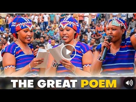 Hawo Kedir threw excellent🔥 poem of unity during the ceremony of unity at Nairobi-Kenya|| Burji